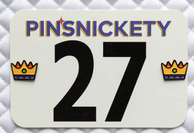 Pinsnickety Crown Pinsnickety equestrian team apparel online tack store mobile tack store custom farm apparel custom show stable clothing equestrian lifestyle horse show clothing riding clothes horses equestrian tack store