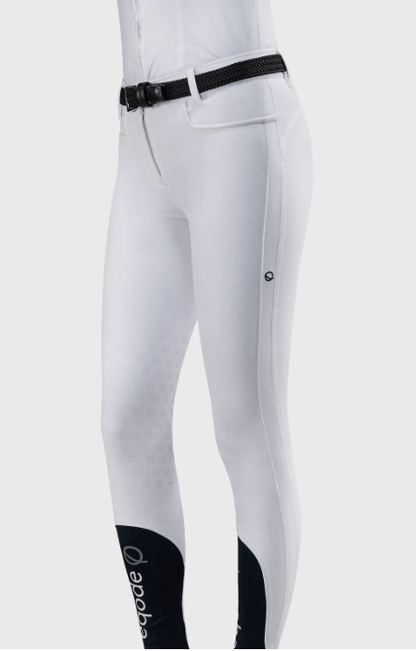 EQODE By Equiline Breeches White / 22 EQODE WOMEN'S BREECHES WITH KNEE GRIP equestrian team apparel online tack store mobile tack store custom farm apparel custom show stable clothing equestrian lifestyle horse show clothing riding clothes horses equestrian tack store