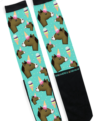 dreamers & schemers Boot Sock Unicorn ? Pair & A Spare equestrian team apparel online tack store mobile tack store custom farm apparel custom show stable clothing equestrian lifestyle horse show clothing riding clothes horses equestrian tack store