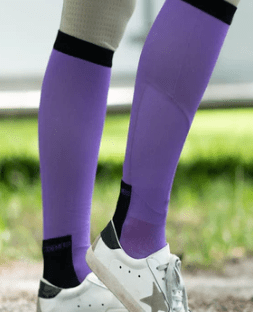 dreamers & schemers Boot Sock Simple Solids Pair & A Spare - Medium Purple equestrian team apparel online tack store mobile tack store custom farm apparel custom show stable clothing equestrian lifestyle horse show clothing riding clothes horses equestrian tack store
