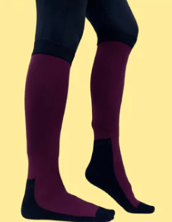 dreamers & schemers Boot Sock Simple Solids Pair & A Spare - Burgundy equestrian team apparel online tack store mobile tack store custom farm apparel custom show stable clothing equestrian lifestyle horse show clothing riding clothes horses equestrian tack store