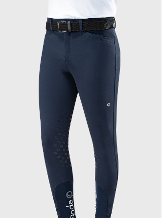 EQODE By Equiline Breeches 28 / Blue EQODE MEN'S BREECHES WITH KNEE GRIP equestrian team apparel online tack store mobile tack store custom farm apparel custom show stable clothing equestrian lifestyle horse show clothing riding clothes horses equestrian tack store