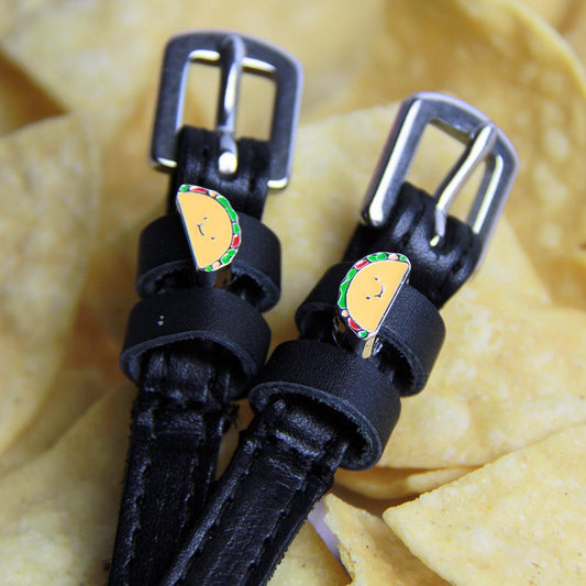 ManeJane Black Spur Straps Tacos Spur Straps equestrian team apparel online tack store mobile tack store custom farm apparel custom show stable clothing equestrian lifestyle horse show clothing riding clothes horses equestrian tack store