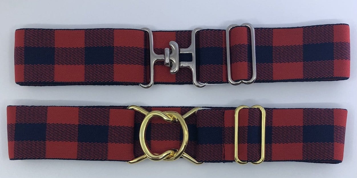 Blue Ribbon Belts Belt Red/Navy Square Plaid Belt 1.5 Inch equestrian team apparel online tack store mobile tack store custom farm apparel custom show stable clothing equestrian lifestyle horse show clothing riding clothes horses equestrian tack store
