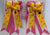 PonyTail Bows 3" Tails Polo Ponies-Yellow PonyTail Bows equestrian team apparel online tack store mobile tack store custom farm apparel custom show stable clothing equestrian lifestyle horse show clothing riding clothes PonyTail Bows | Equestrian Hair Accessories horses equestrian tack store