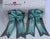 PonyTail Bows 3" Tails Aqua Scroll PonyTail Bows equestrian team apparel online tack store mobile tack store custom farm apparel custom show stable clothing equestrian lifestyle horse show clothing riding clothes PonyTail Bows | Equestrian Hair Accessories horses equestrian tack store
