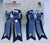 PonyTail Bows 3" Tails Blue Bird/Navy PonyTail Bows equestrian team apparel online tack store mobile tack store custom farm apparel custom show stable clothing equestrian lifestyle horse show clothing riding clothes PonyTail Bows | Equestrian Hair Accessories horses equestrian tack store