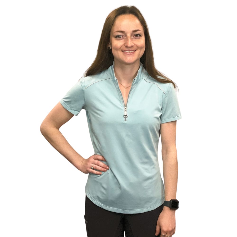 Chestnut Bay SUN SHIRT Silverblue / XXS Performance Rider Skycool Short Sleeve Sport Shirt equestrian team apparel online tack store mobile tack store custom farm apparel custom show stable clothing equestrian lifestyle horse show clothing riding clothes horses equestrian tack store