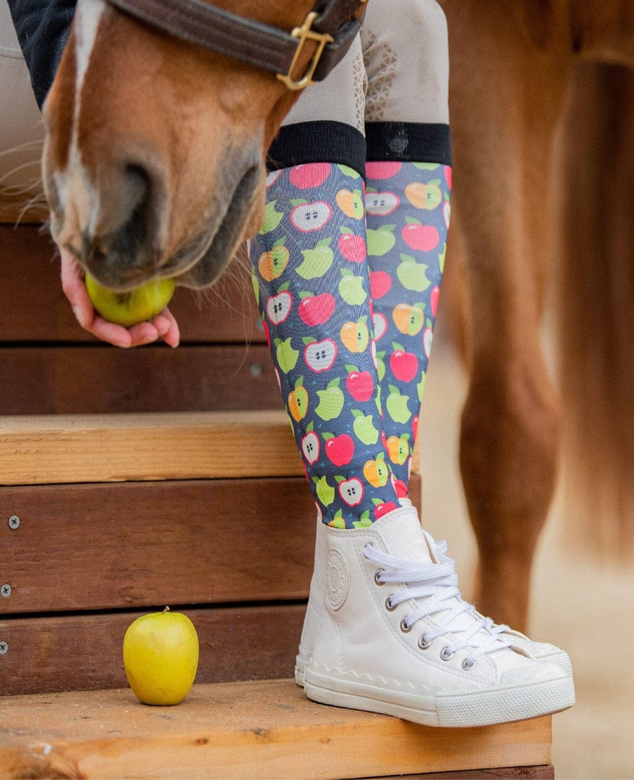 Dreamers & Schemers Socks Dreamers & Schemers Apple Pair equestrian team apparel online tack store mobile tack store custom farm apparel custom show stable clothing equestrian lifestyle horse show clothing riding clothes horses equestrian tack store