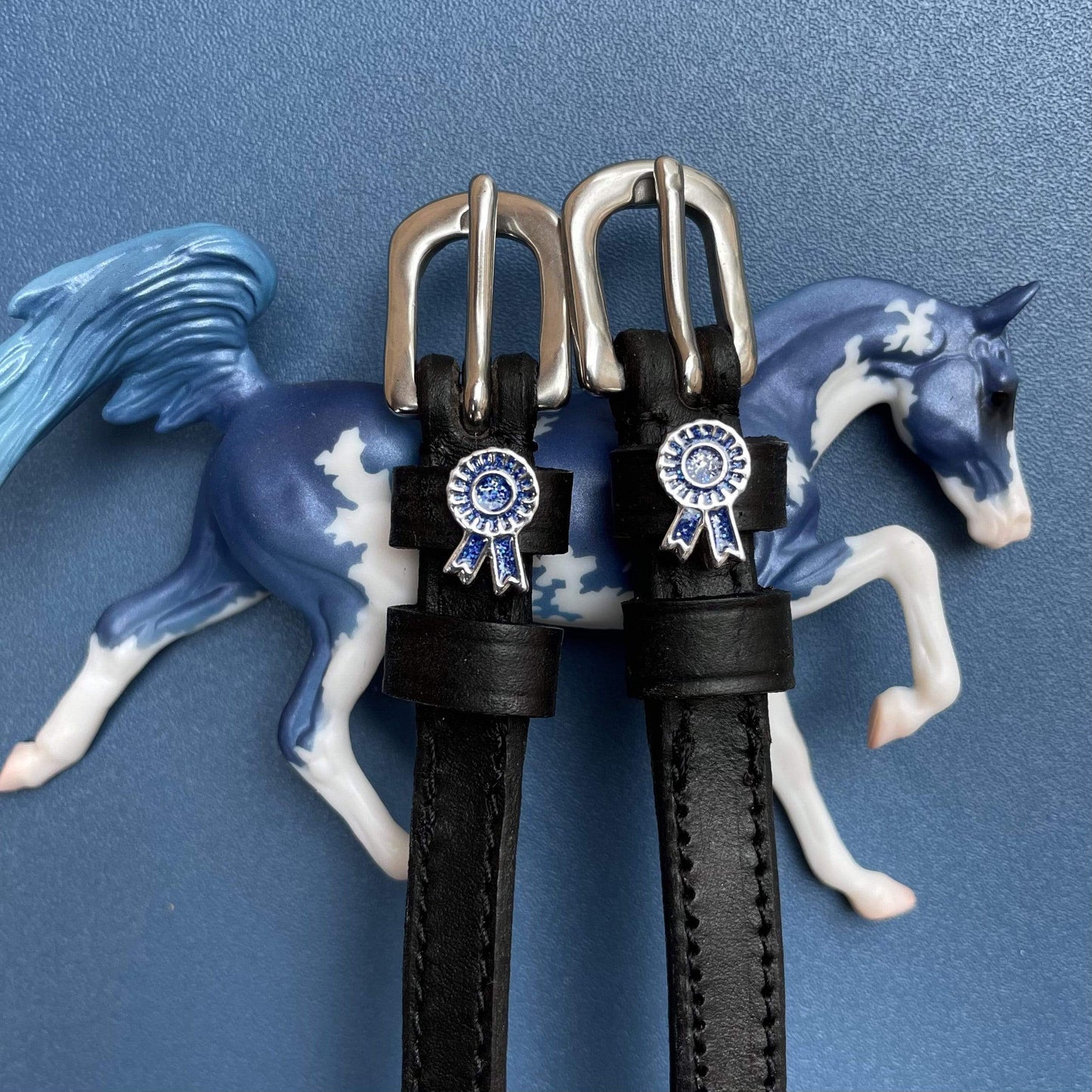 ManeJane Spur Straps Blue Ribbon Spur Strap equestrian team apparel online tack store mobile tack store custom farm apparel custom show stable clothing equestrian lifestyle horse show clothing riding clothes horses equestrian tack store