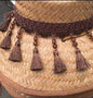 Island Girl Sun Hat one size fits most / brown Tassels Island Girl Hats equestrian team apparel online tack store mobile tack store custom farm apparel custom show stable clothing equestrian lifestyle horse show clothing riding clothes horses equestrian tack store