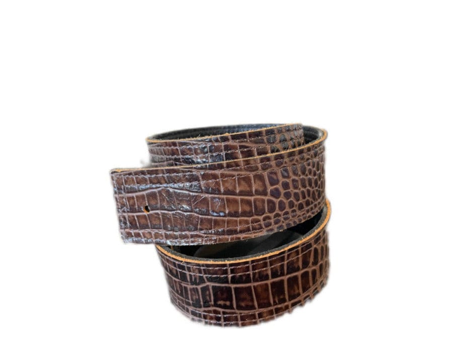 Mane Jane Belt Brown Croc Mane Jane Belt - Size Small - Variety of Colors equestrian team apparel online tack store mobile tack store custom farm apparel custom show stable clothing equestrian lifestyle horse show clothing riding clothes horses equestrian tack store