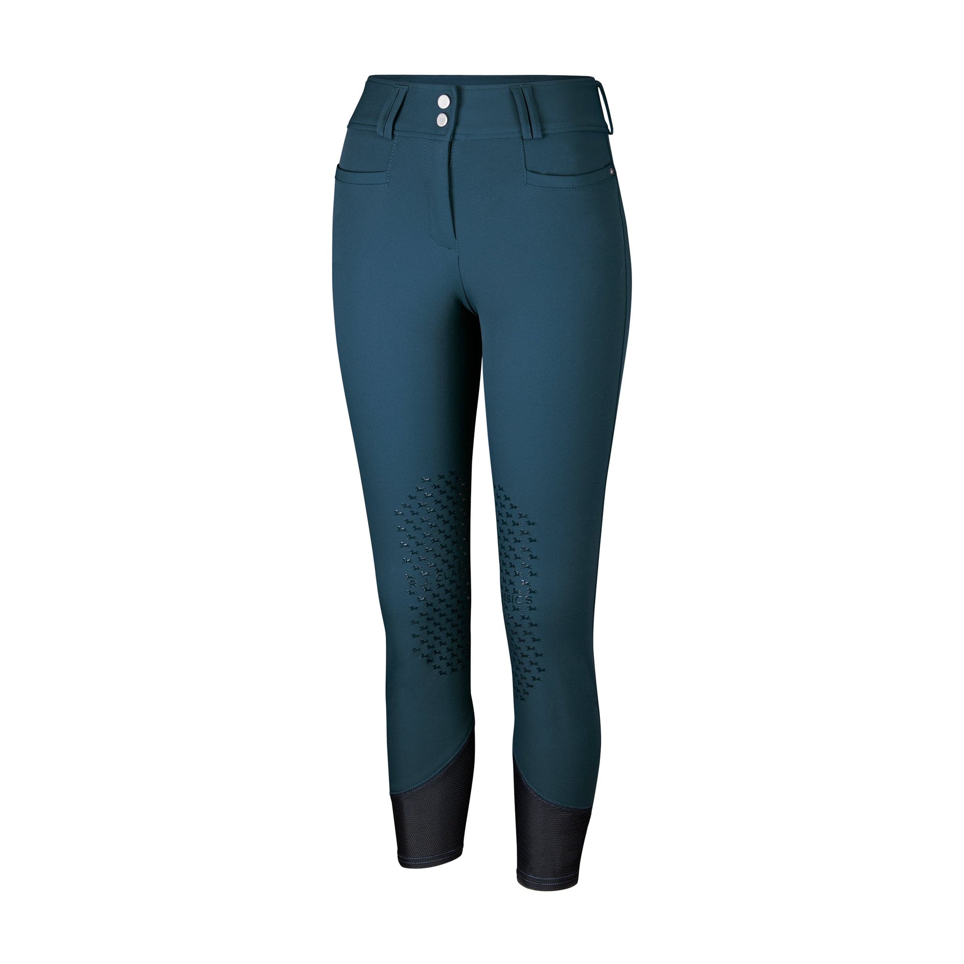 RJ Classics Breeches 22 / Deep Dive RJ Classics Harper Breeches - Silicone Knee equestrian team apparel online tack store mobile tack store custom farm apparel custom show stable clothing equestrian lifestyle horse show clothing riding clothes horses equestrian tack store