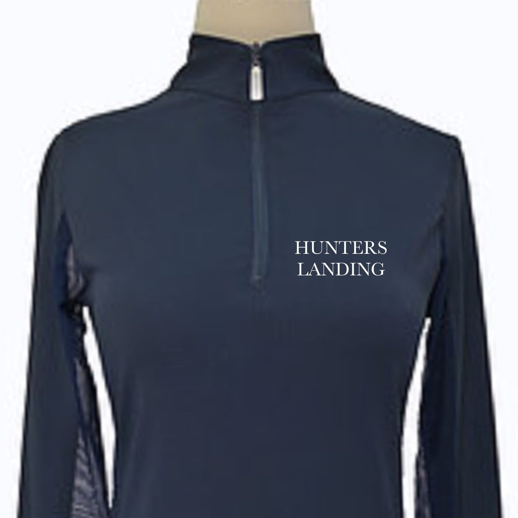 Equestrian Team Apparel Custom Team Shirts Leadline Hunters Landing Ladies Sunshirt equestrian team apparel online tack store mobile tack store custom farm apparel custom show stable clothing equestrian lifestyle horse show clothing riding clothes horses equestrian tack store