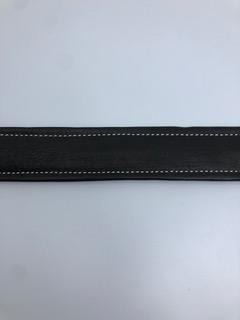 Equestrian Team Apparel Belt Padded Leather Belts - Black/Black equestrian team apparel online tack store mobile tack store custom farm apparel custom show stable clothing equestrian lifestyle horse show clothing riding clothes horses equestrian tack store