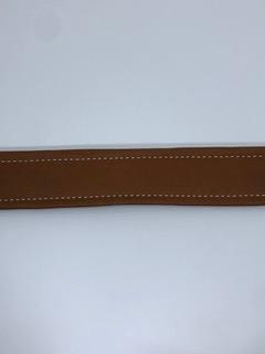 Equestrian Team Apparel Belt Padded Leather Belts - Chocolate Brown/Natural Tan equestrian team apparel online tack store mobile tack store custom farm apparel custom show stable clothing equestrian lifestyle horse show clothing riding clothes horses equestrian tack store
