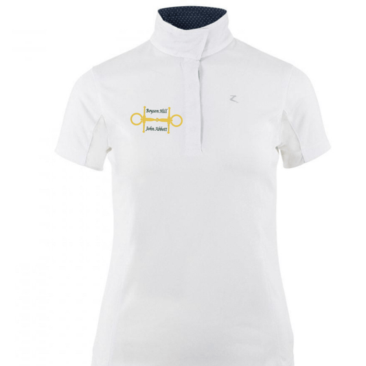 Equestrian Team Apparel Show Shirt Women's Boyson Hill Show Shirt - Short-Sleeved equestrian team apparel online tack store mobile tack store custom farm apparel custom show stable clothing equestrian lifestyle horse show clothing riding clothes horses equestrian tack store