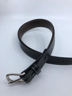 Equestrian Team Apparel Belt Padded Leather Belts - Black/Chocolate Brown equestrian team apparel online tack store mobile tack store custom farm apparel custom show stable clothing equestrian lifestyle horse show clothing riding clothes horses equestrian tack store