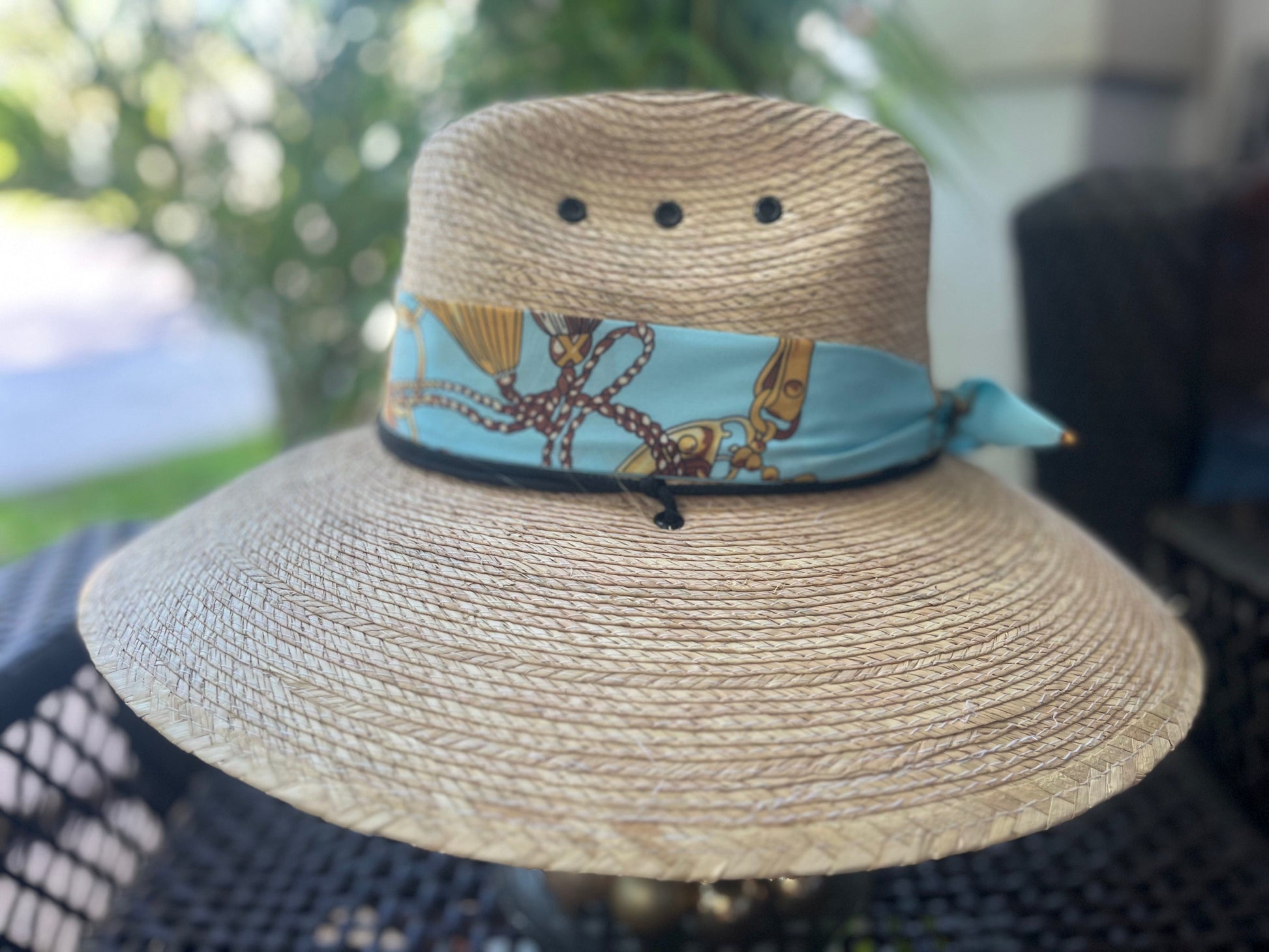 Island Girl Hats Bits & Bobs/Light Blue Lifeguard Crushable Palm Leaf equestrian team apparel online tack store mobile tack store custom farm apparel custom show stable clothing equestrian lifestyle horse show clothing riding clothes horses equestrian tack store