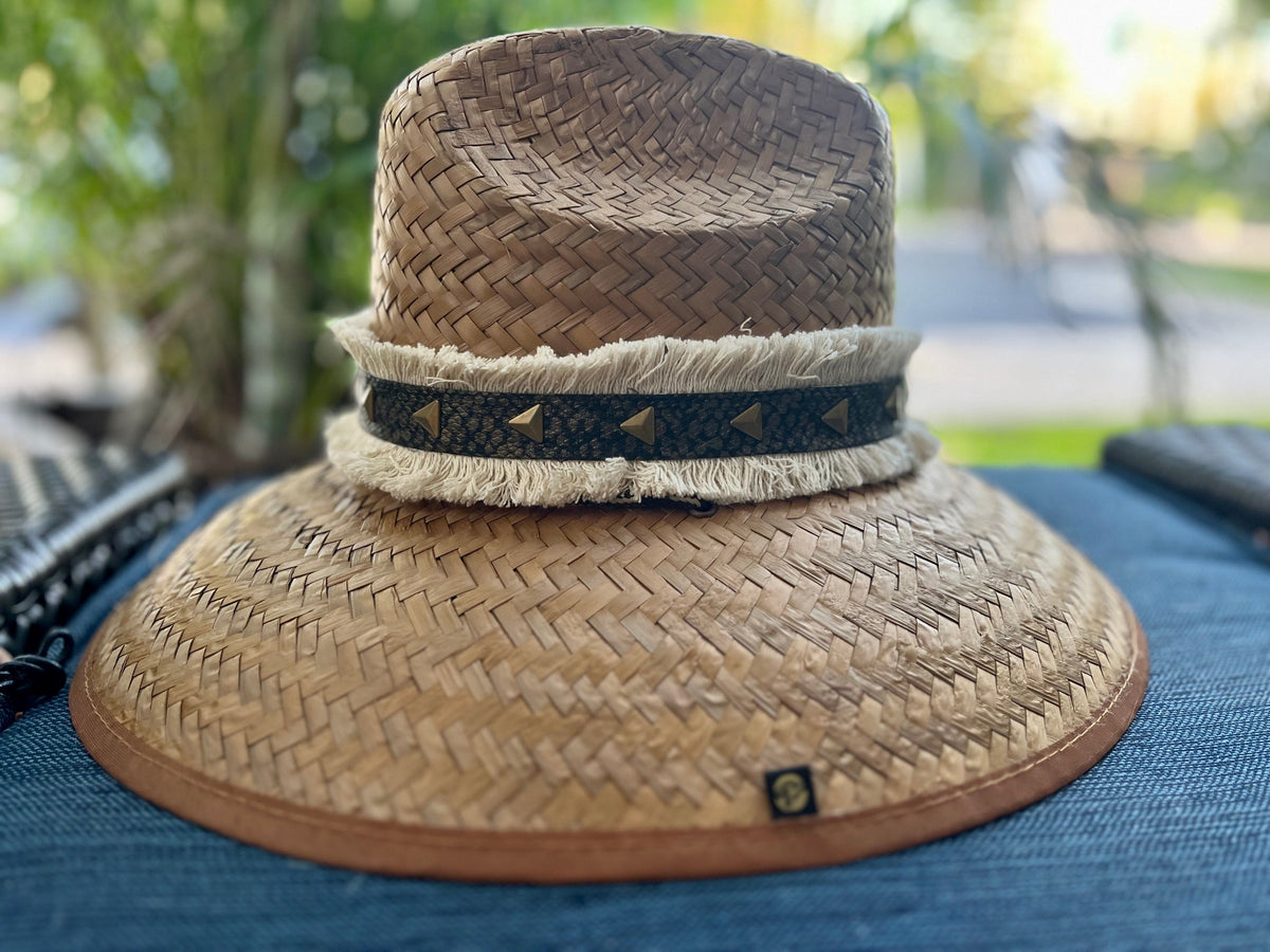 Island Girl Hats Island Girl Hats- Fringe Snake Skin w/ Copper Stud equestrian team apparel online tack store mobile tack store custom farm apparel custom show stable clothing equestrian lifestyle horse show clothing riding clothes horses equestrian tack store