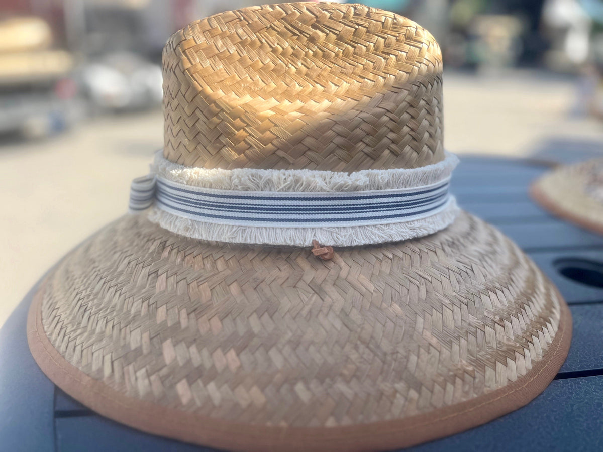 Island Girl Sun Hat Island Girl Hats- Navy Pinstripe equestrian team apparel online tack store mobile tack store custom farm apparel custom show stable clothing equestrian lifestyle horse show clothing riding clothes horses equestrian tack store