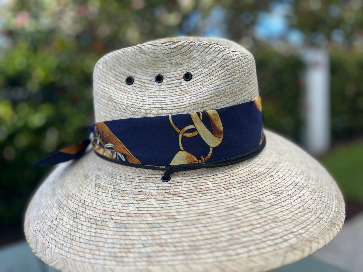 Island Girl Hats Bits & Bobs/Navy Lifeguard Crushable Palm Leaf equestrian team apparel online tack store mobile tack store custom farm apparel custom show stable clothing equestrian lifestyle horse show clothing riding clothes horses equestrian tack store