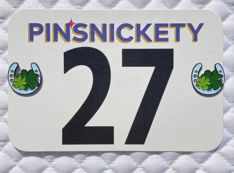 Pinsnickety Horseshoe Pinsnickety equestrian team apparel online tack store mobile tack store custom farm apparel custom show stable clothing equestrian lifestyle horse show clothing riding clothes horses equestrian tack store