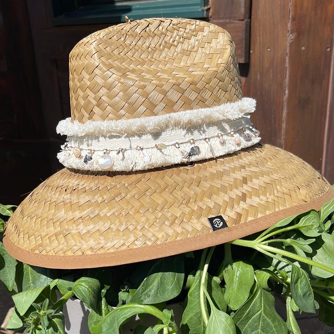 Island Girl Sun Hat One Size Island Girl Hats- Shells equestrian team apparel online tack store mobile tack store custom farm apparel custom show stable clothing equestrian lifestyle horse show clothing riding clothes horses equestrian tack store