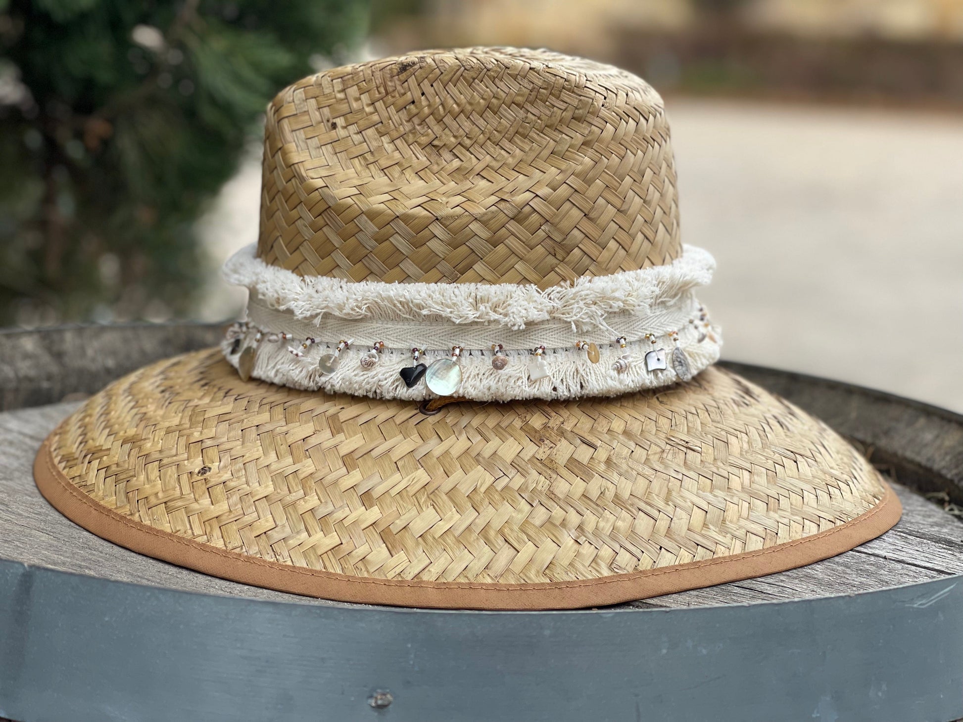 Island Girl Sun Hat One Size Island Girl Hats- Shells equestrian team apparel online tack store mobile tack store custom farm apparel custom show stable clothing equestrian lifestyle horse show clothing riding clothes horses equestrian tack store