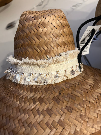 Island Girl Sun Hat One Size Island Girl Hats- Shells equestrian team apparel online tack store mobile tack store custom farm apparel custom show stable clothing equestrian lifestyle horse show clothing riding clothes horses equestrian tack store