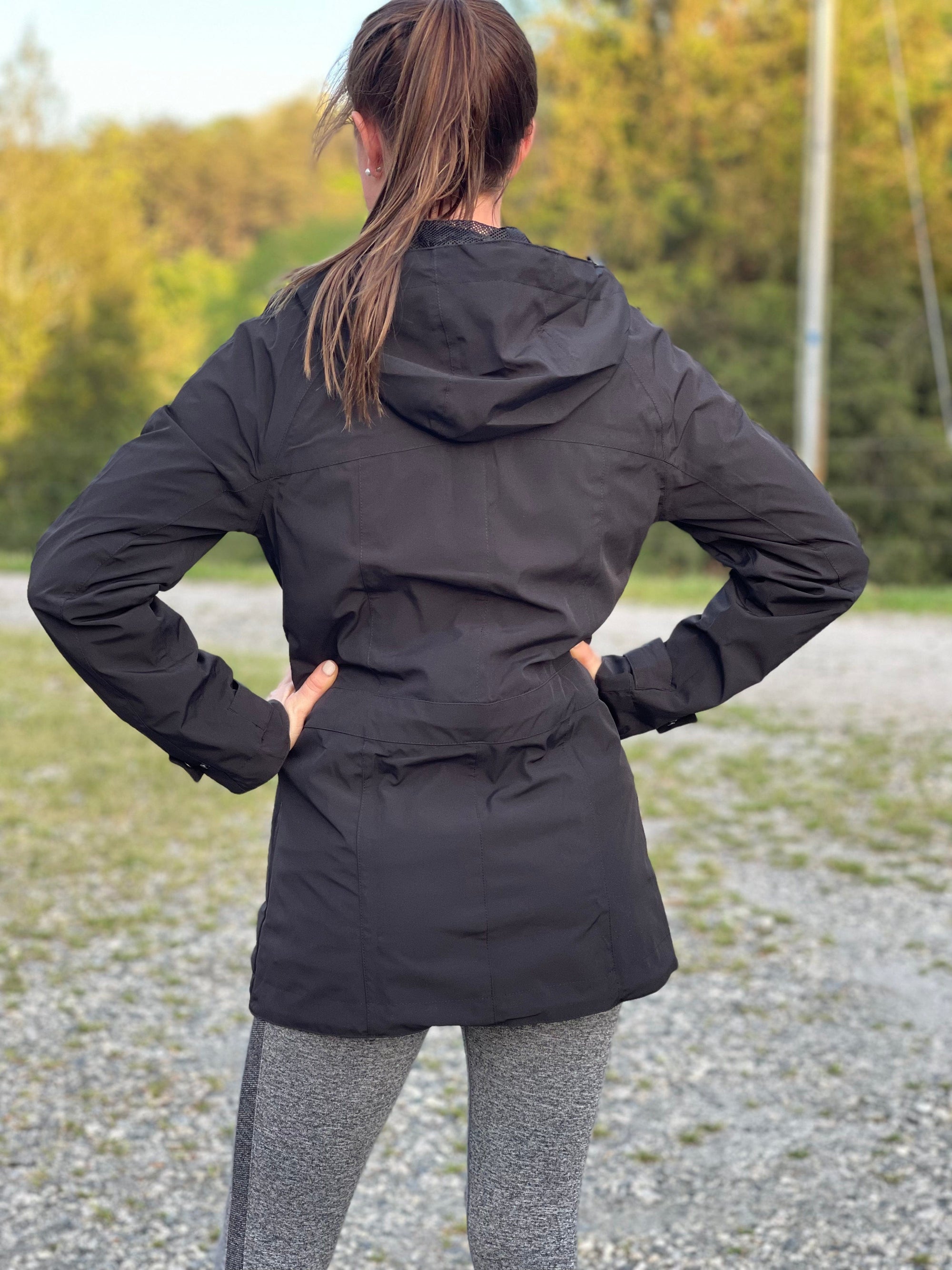Rainy day women's waterproof jacket sales