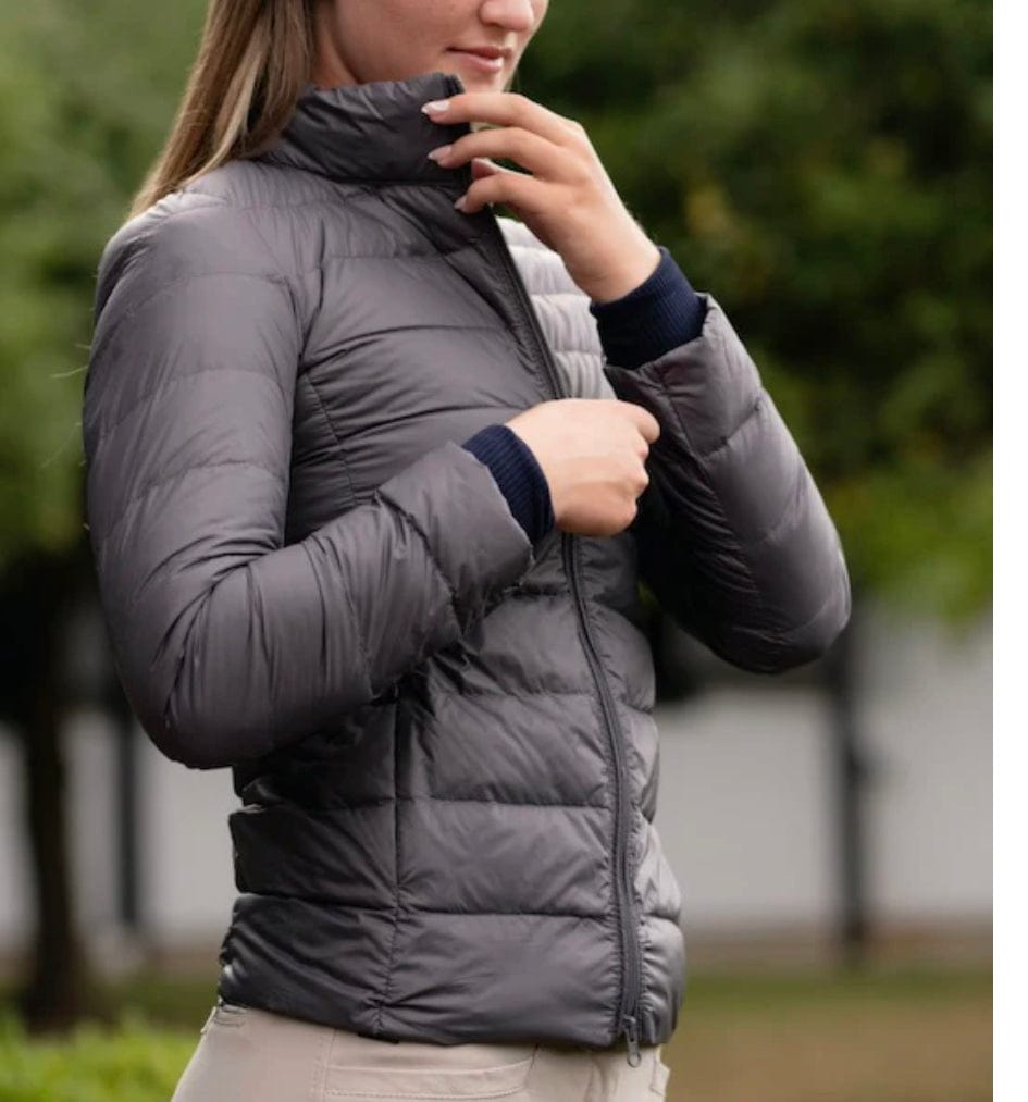 TKEQ Jacket EZ Packable Down Jacket- Nickle equestrian team apparel online tack store mobile tack store custom farm apparel custom show stable clothing equestrian lifestyle horse show clothing riding clothes horses equestrian tack store