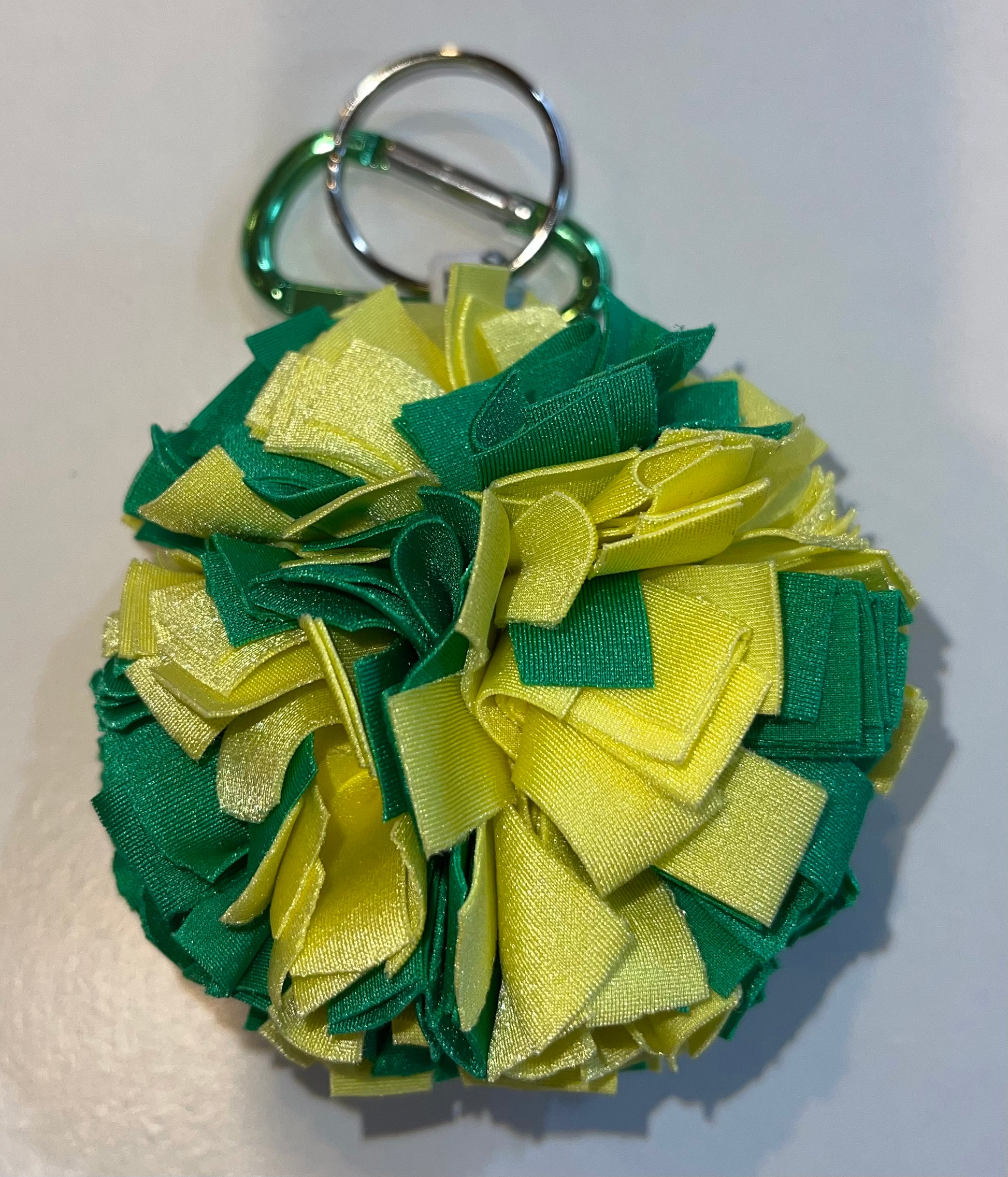 Fluff Monkey Accessory Green/Yellow Fluff Monkey - Small equestrian team apparel online tack store mobile tack store custom farm apparel custom show stable clothing equestrian lifestyle horse show clothing riding clothes horses equestrian tack store