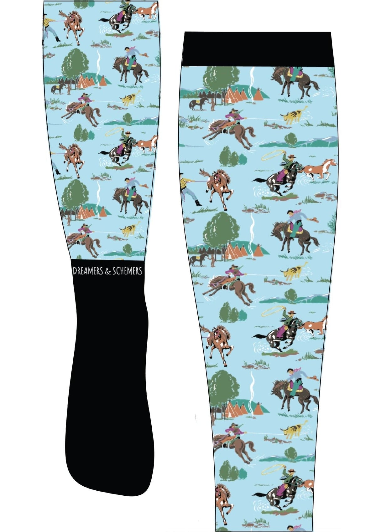 Dreamers & Schemers Socks Dreamers & Schemers- Pony Mac Cowboy equestrian team apparel online tack store mobile tack store custom farm apparel custom show stable clothing equestrian lifestyle horse show clothing riding clothes horses equestrian tack store