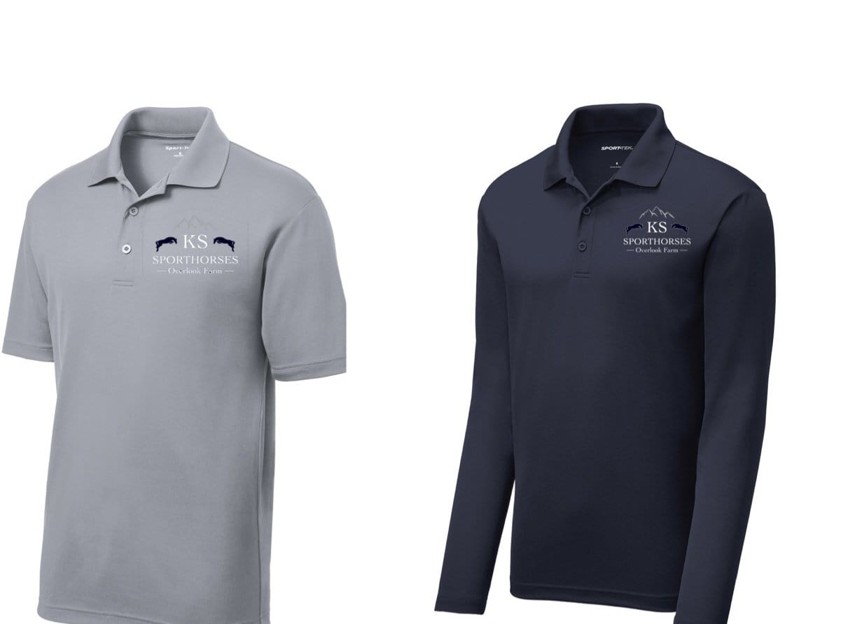 Equestrian Team Apparel KS Sporthorses Men's Polo Shirts equestrian team apparel online tack store mobile tack store custom farm apparel custom show stable clothing equestrian lifestyle horse show clothing riding clothes horses equestrian tack store