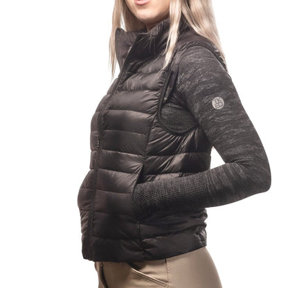 TKEQ Jacket TKEQ EZ Packable Down Vest Matte Black equestrian team apparel online tack store mobile tack store custom farm apparel custom show stable clothing equestrian lifestyle horse show clothing riding clothes horses equestrian tack store