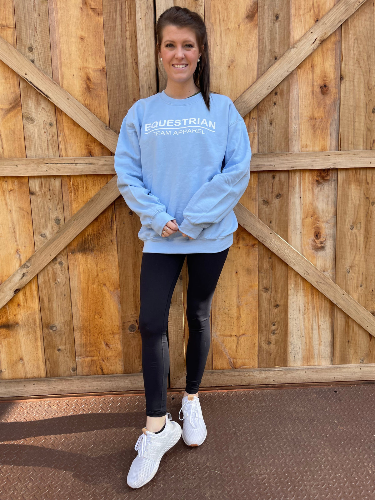 Equestrian Team Apparel Women's Sweat Shirt ETA Sweatshirts equestrian team apparel online tack store mobile tack store custom farm apparel custom show stable clothing equestrian lifestyle horse show clothing riding clothes horses equestrian tack store