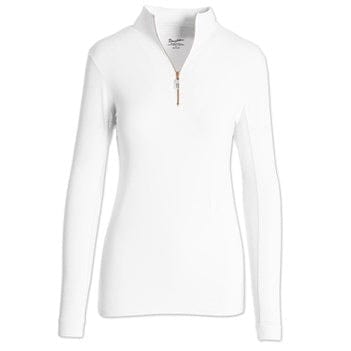 Tailored Sportsman Women's Shirt The Tailored Sportsman White/ Rose Gold  LS Sun Shirt equestrian team apparel online tack store mobile tack store custom farm apparel custom show stable clothing equestrian lifestyle horse show clothing riding clothes horses equestrian tack store