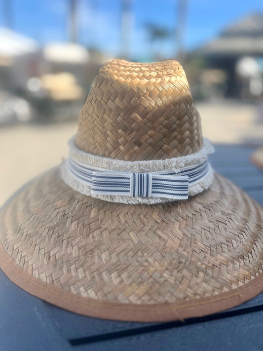 Island Girl Sun Hat Island Girl Hats- Navy Pinstripe equestrian team apparel online tack store mobile tack store custom farm apparel custom show stable clothing equestrian lifestyle horse show clothing riding clothes horses equestrian tack store