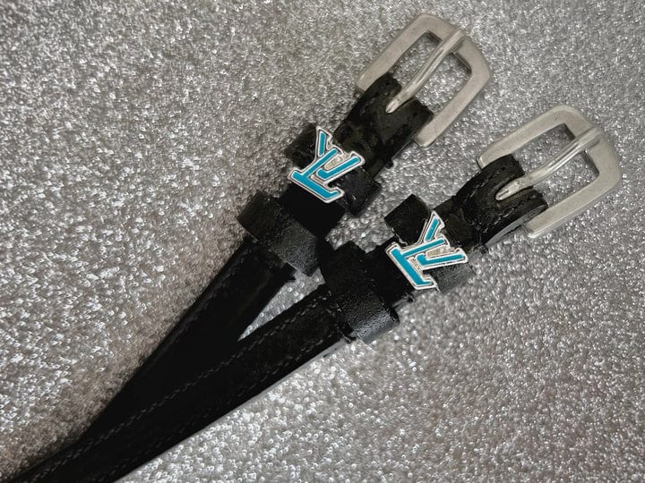 ManeJane Spur Straps Blue LV Spur Strap equestrian team apparel online tack store mobile tack store custom farm apparel custom show stable clothing equestrian lifestyle horse show clothing riding clothes horses equestrian tack store