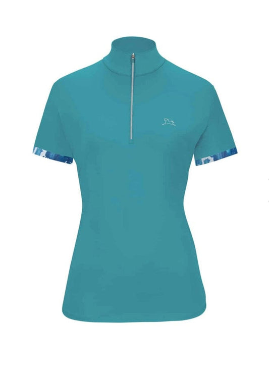 RJ Classics Training Shirt Maya Maui Blue Short Sleeve Training Shirt - RJ Classics equestrian team apparel online tack store mobile tack store custom farm apparel custom show stable clothing equestrian lifestyle horse show clothing riding clothes horses equestrian tack store