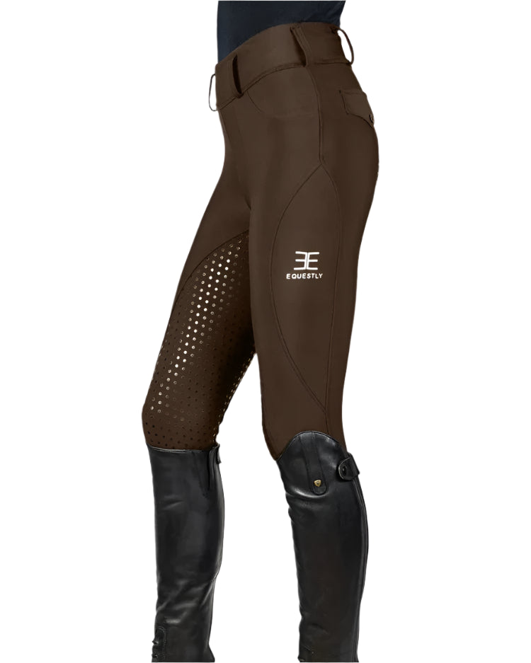 Equestly Lux GripTEQ Riding Pants Mocha