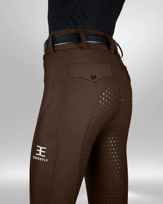Equestly Women's pants Equestly Lux GripTEQ Riding Pants - Mocha equestrian team apparel online tack store mobile tack store custom farm apparel custom show stable clothing equestrian lifestyle horse show clothing riding clothes horses equestrian tack store