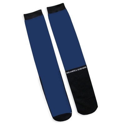dreamers & schemers Boot Sock Simple Solids Pair & A Spare - Dark Navy equestrian team apparel online tack store mobile tack store custom farm apparel custom show stable clothing equestrian lifestyle horse show clothing riding clothes horses equestrian tack store