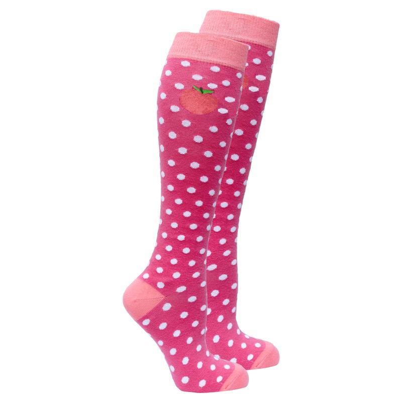 socks n socks Boot Sock Peach Dot Boot Socks - Socks n Socks equestrian team apparel online tack store mobile tack store custom farm apparel custom show stable clothing equestrian lifestyle horse show clothing riding clothes socks n socks  horses equestrian tack store