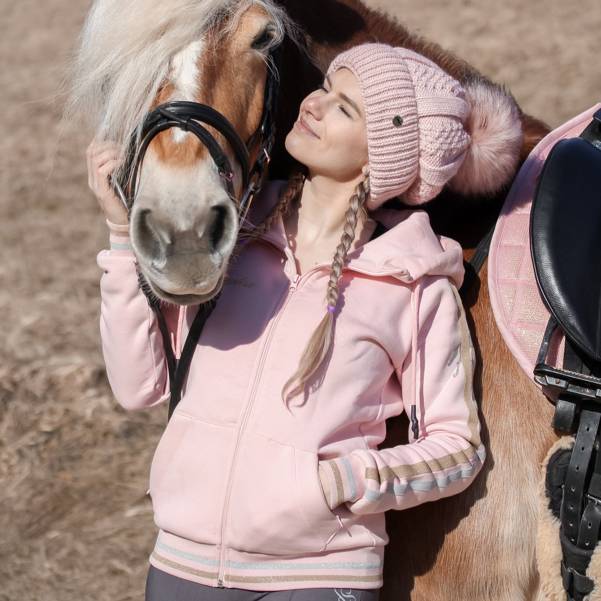 Equestrian Team Apparel SpringStar Zip Ups - Misty Rose equestrian team apparel online tack store mobile tack store custom farm apparel custom show stable clothing equestrian lifestyle horse show clothing riding clothes horses equestrian tack store