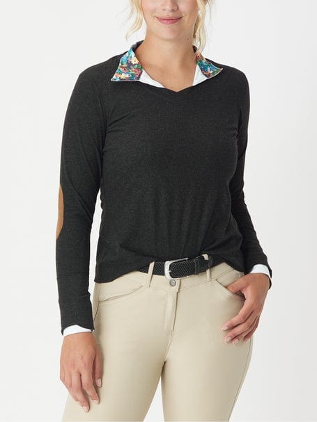 Chestnut Bay Pullover Riders Lounge V Neck equestrian team apparel online tack store mobile tack store custom farm apparel custom show stable clothing equestrian lifestyle horse show clothing riding clothes horses equestrian tack store
