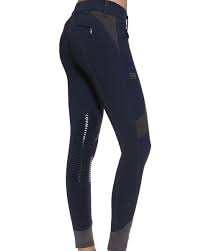GhoDho Breeches 22 / Navy GhoDho Tinley Pro Knee Patch Breeches equestrian team apparel online tack store mobile tack store custom farm apparel custom show stable clothing equestrian lifestyle horse show clothing riding clothes horses equestrian tack store