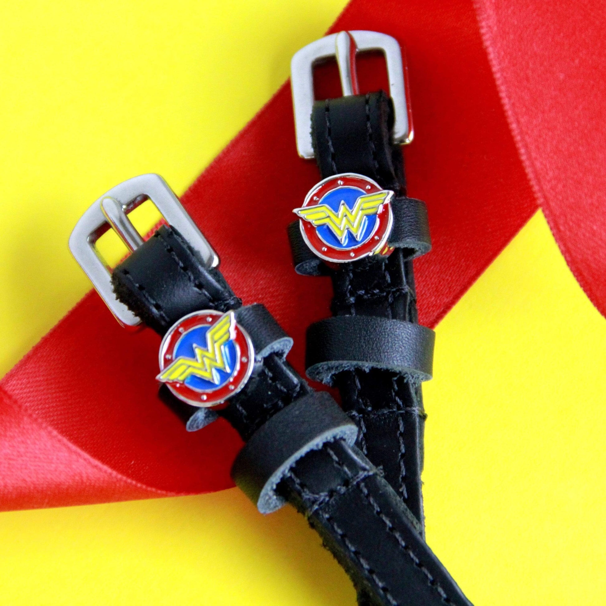 ManeJane Black Spur Straps Wonder Woman Spur Straps equestrian team apparel online tack store mobile tack store custom farm apparel custom show stable clothing equestrian lifestyle horse show clothing riding clothes horses equestrian tack store