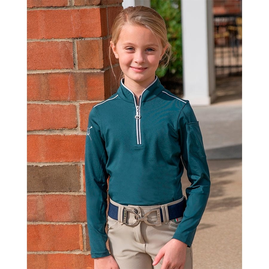 Chestnut Bay SUN SHIRT Forest / S Performance Rider Skycool Youth Long Sleeve equestrian team apparel online tack store mobile tack store custom farm apparel custom show stable clothing equestrian lifestyle horse show clothing riding clothes horses equestrian tack store